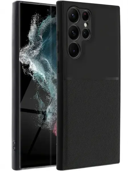 Husa pentru Samsung Galaxy S22 Ultra 5G S908, OEM, Noble, Neagra