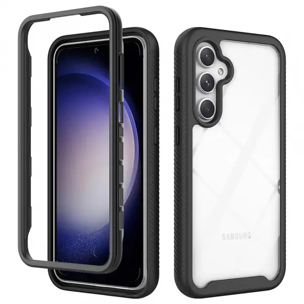 Husa pentru Samsung Galaxy S23 FE S711, Techsuit, Defense360 Pro, Neagra