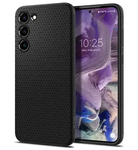 Husa pentru Samsung Galaxy S23 S911, Spigen, Liquid Air, Neagra ACS05712