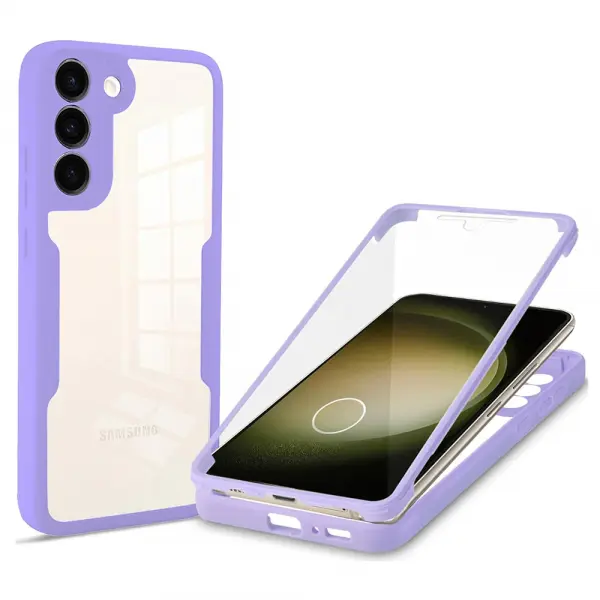 Husa pentru Samsung Galaxy S23+ S916, Techsuit, ColorVerse 360, Mov