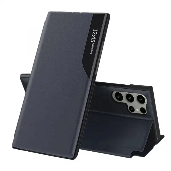 Husa pentru Samsung Galaxy S23 Ultra S918, Techsuit, eFold, Albastra Inchis