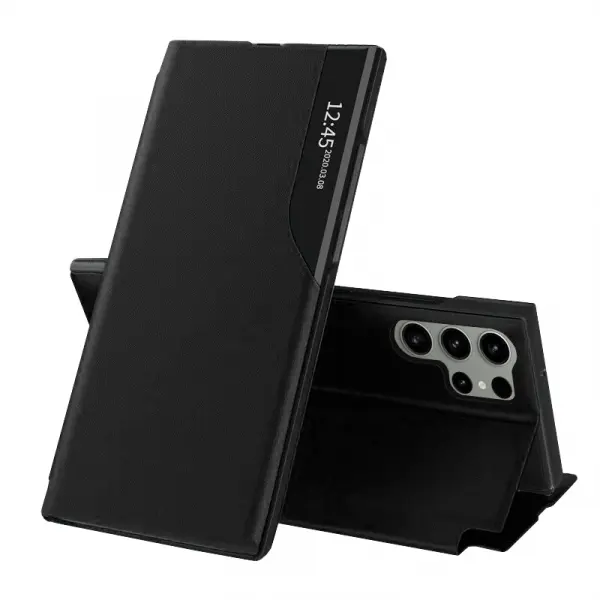 Husa pentru Samsung Galaxy S23 Ultra S918, Techsuit, eFold, Neagra