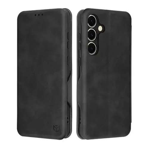 Husa pentru Samsung Galaxy S24 FE S721, Techsuit Safe Wallet Plus (Negru)