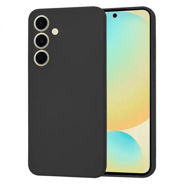 Husa pentru Samsung Galaxy S24 FE S721, Techsuit, SoftFlex, Neagra