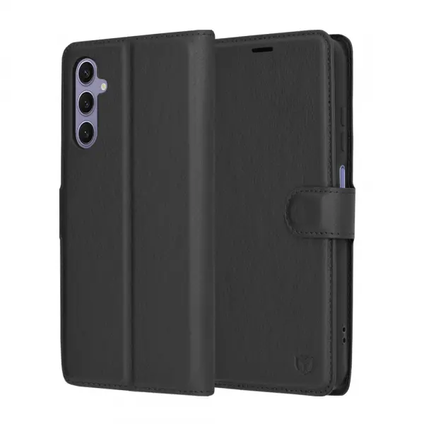 Husa pentru Samsung Galaxy S24 S921, Techsuit, Leather Folio, Neagra