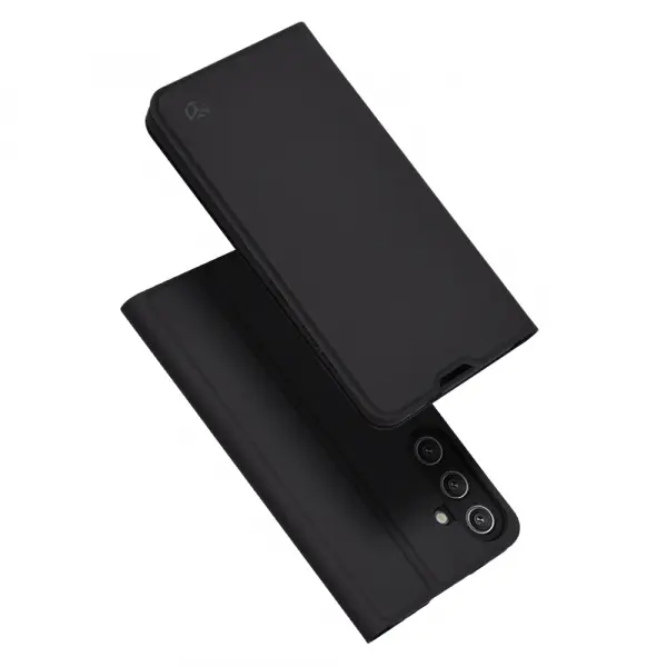 Husa pentru Samsung Galaxy S24 S921, Techsuit, Magskin Book, Neagra