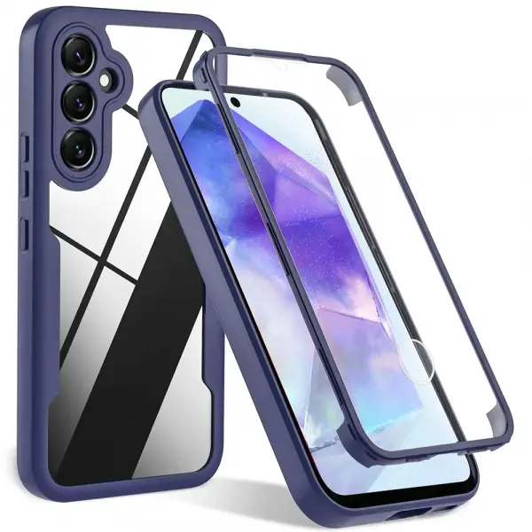 Husa pentru Samsung Galaxy S24+ S926, Techsuit, ColorVerse 360, Albastra