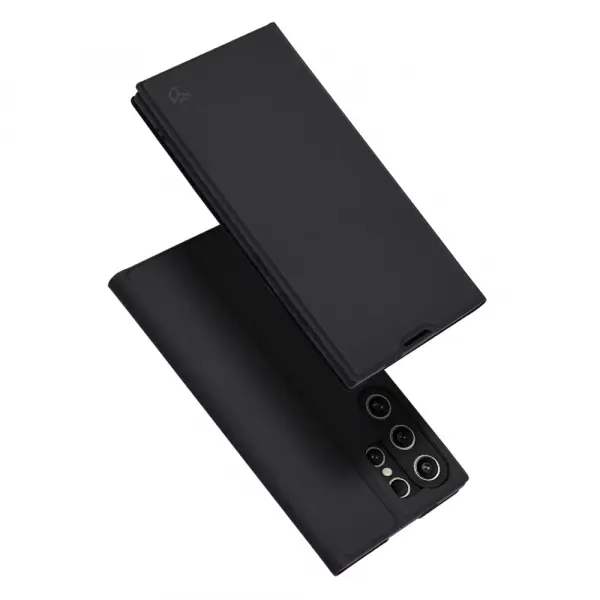 Husa pentru Samsung Galaxy S24 Ultra S928, Techsuit, Magskin Book, Neagra