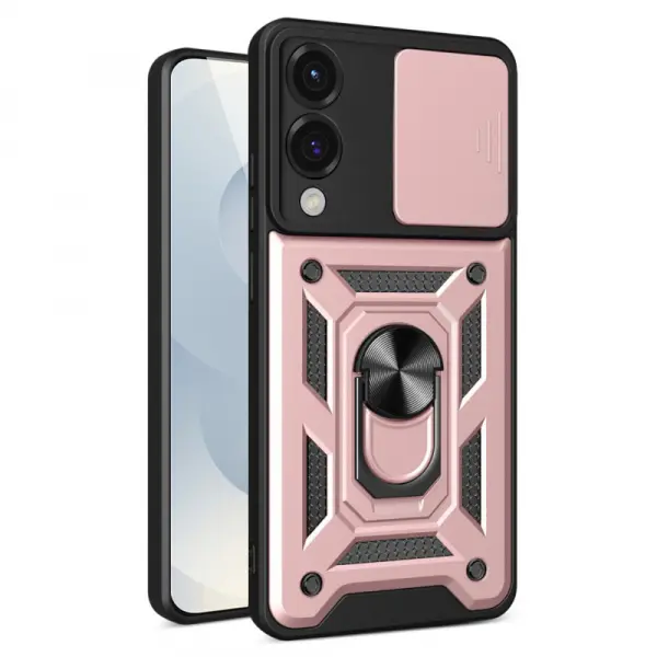 Husa pentru Samsung Galaxy S25 Edge S937, Techsuit, CamShield, Roz