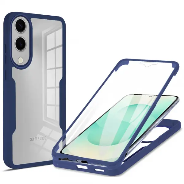 Husa pentru Samsung Galaxy S25 Edge S937, Techsuit, ColorVerse 360, Albastra
