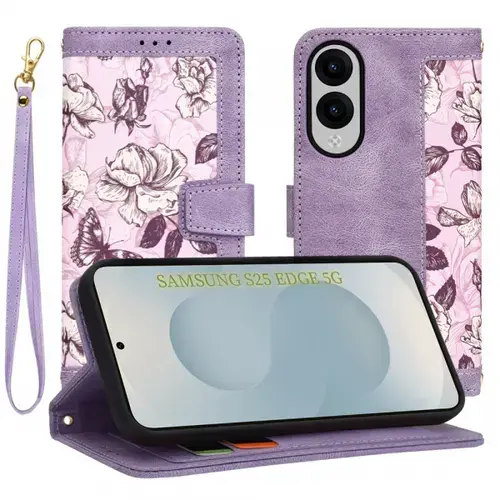 Husa pentru Samsung Galaxy S25 Edge S937, Techsuit, FlipCraft, Mov