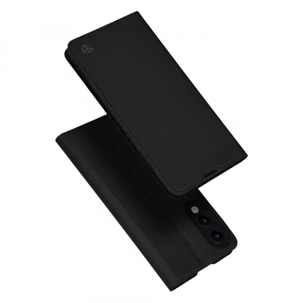 Husa pentru Samsung Galaxy S25 Edge S937, Techsuit, Magskin Book, Neagra