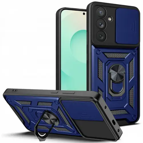 Husa pentru Samsung Galaxy S25 FE, Techsuit, CamShield, Albastra