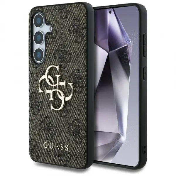 Husa pentru Samsung Galaxy S25 S931, Guess, 4G Big Logo, Maro