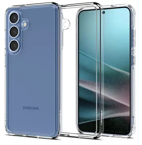 Husa pentru Samsung Galaxy S25 S931, Spigen ACS09006, Ultra Hybrid, Transparenta