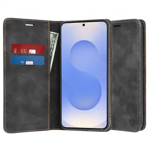 Husa pentru Samsung Galaxy S25 S931, Techsuit, Confy, Neagra