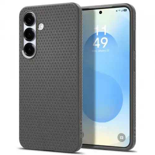 Husa pentru Samsung Galaxy S25+ S936, Spigen, Liquid Air, Gri