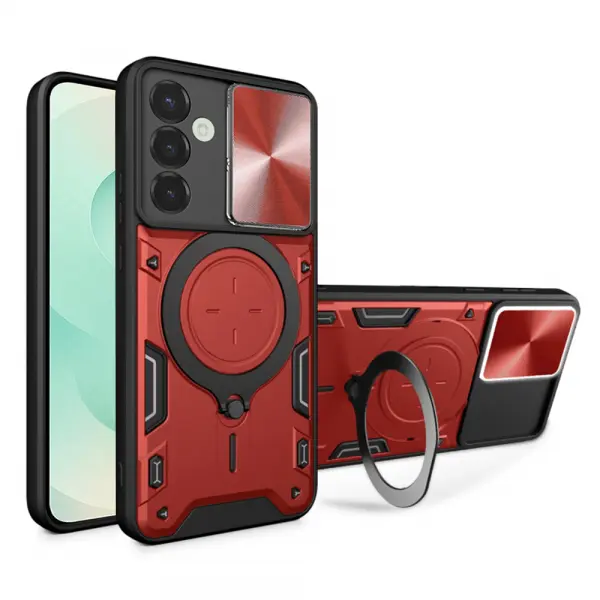 Husa pentru Samsung Galaxy S25+ S936, Techsuit, CamGuard Pro, Rosie