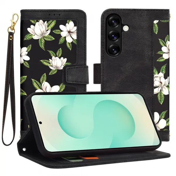 Husa pentru Samsung Galaxy S25+ S936, Techsuit, FlipCraft, Neagra
