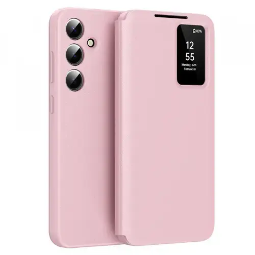 Husa pentru Samsung Galaxy S25+ S936 Techsuit SmartView (Roz)