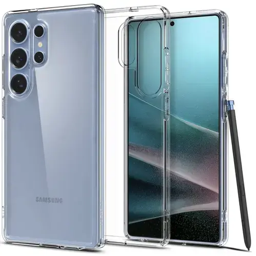 Husa pentru Samsung Galaxy S25 Ultra S938, Spigen ACS08961, Ultra Hybrid, Transparenta