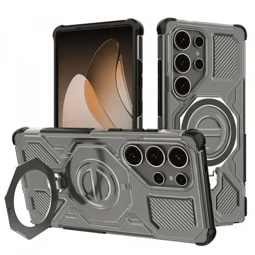 Husa pentru Samsung Galaxy S25 Ultra S938 Techsuit Carbon Shield Pro (Gri)