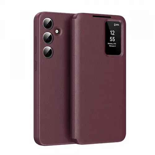 Husa pentru Samsung Galaxy S26 FE, Techsuit, SmartView, Rosie