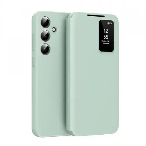Husa pentru Samsung Galaxy S26 FE, Techsuit, SmartView, Verde