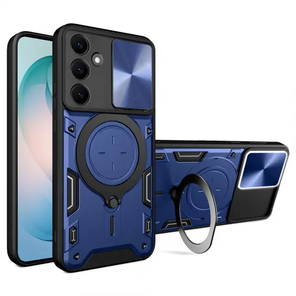 Husa pentru Samsung Galaxy S26 Plus S947, Techsuit, CamGuard Pro, Albastra