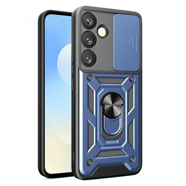 Husa pentru Samsung Galaxy S26 Plus S947, Techsuit, CamShield, Albastra