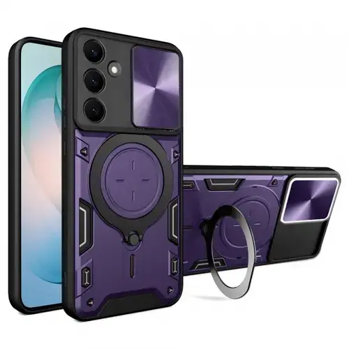 Husa pentru Samsung Galaxy S26 Plus, Techsuit, CamGuard Pro, Mov