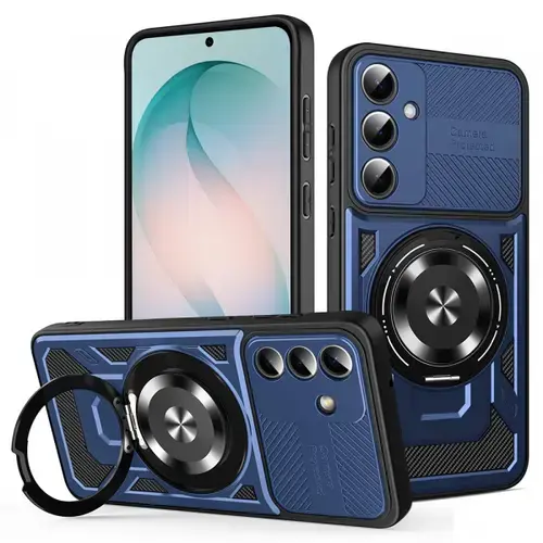 Husa pentru Samsung Galaxy S26 Plus, Techsuit, RuggedCam, Albastra