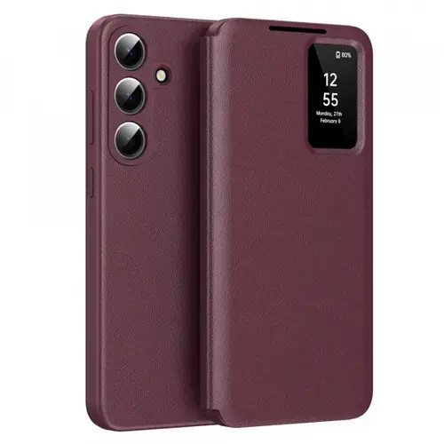 Husa pentru Samsung Galaxy S26 Plus, Techsuit, SmartView, Rosie