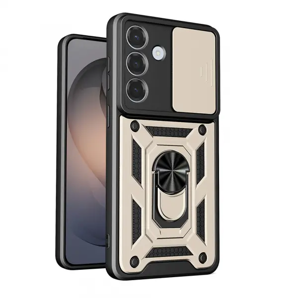 Husa pentru Samsung Galaxy S26 S942, Techsuit, CamShield, Aurie