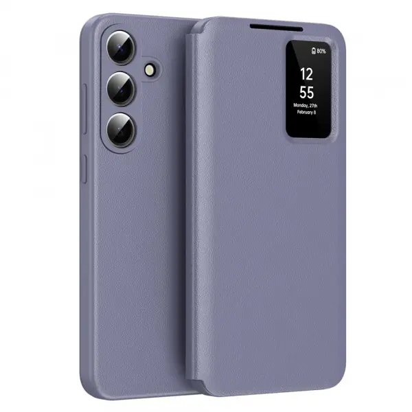 Husa pentru Samsung Galaxy S26 S942, Techsuit, SmartView, Mov