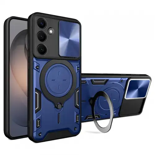 Husa pentru Samsung Galaxy S26, Techsuit, CamGuard Pro, Albastra