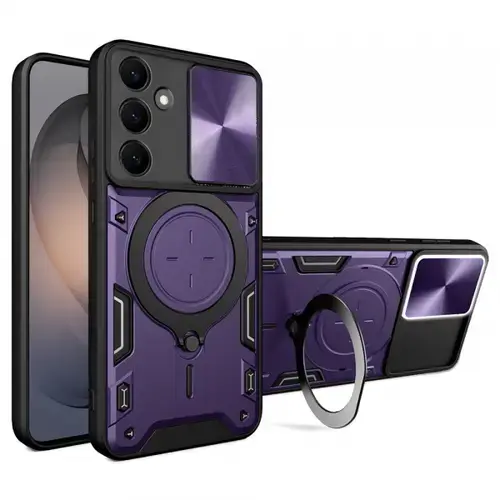 Husa pentru Samsung Galaxy S26, Techsuit, CamGuard Pro, Mov