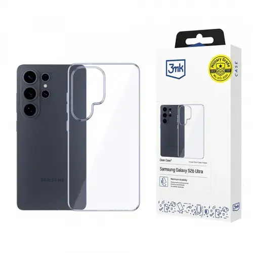 Husa pentru Samsung Galaxy S26 Ultra S948, 3MK, Clear, Transparenta
