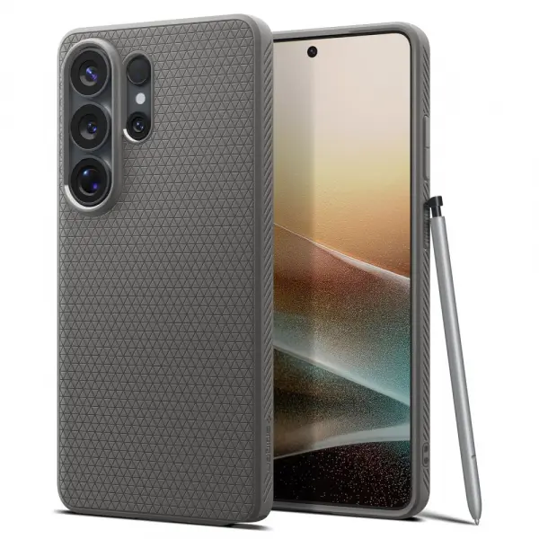 Husa pentru Samsung Galaxy S26 Ultra S948, Spigen, Liquid Air, Gri ACS11205