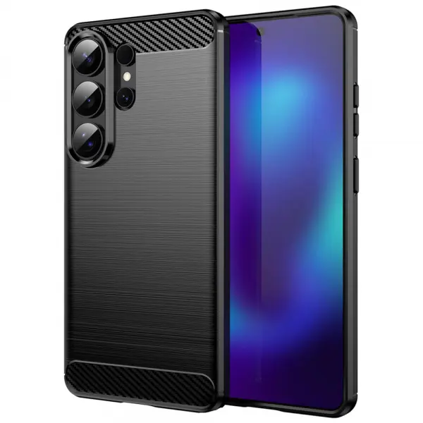 Husa pentru Samsung Galaxy S26 Ultra S948, Techsuit, Carbon, Neagra