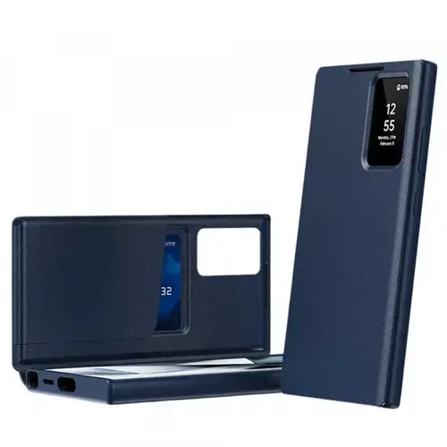 Husa pentru Samsung Galaxy S26 Ultra, Techsuit, SmartView, Albastra