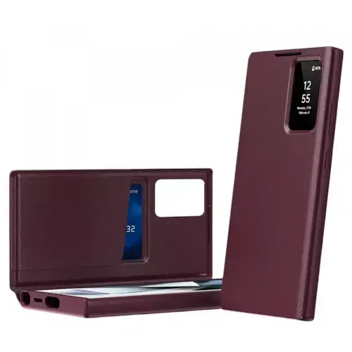 Husa pentru Samsung Galaxy S26 Ultra, Techsuit, SmartView (Rosu)