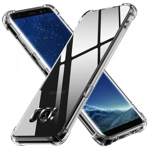 Husa pentru Samsung Galaxy S8+ G955, Techsuit, Shockproof Clear, Transparenta