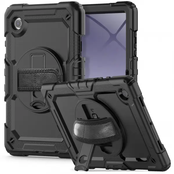 Husa pentru Samsung Galaxy Tab A11+ / Tab A9+, Tech-Protect, Solid360, Neagra
