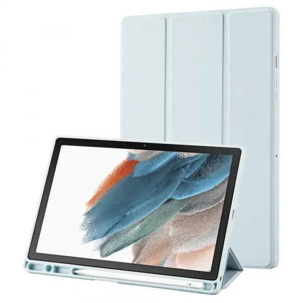 Husa pentru Samsung Galaxy Tab A8 10.5 (2021), Techsuit, Flex Trifold, Bleu