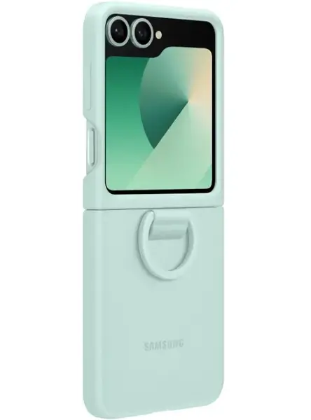 Husa pentru Samsung Galaxy Z Flip6 F741, Silicone Case, EF-PF741TMEGWW, Verde