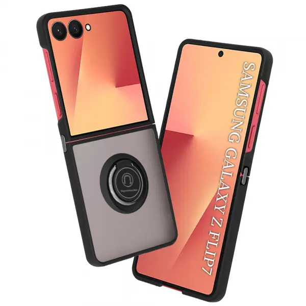 Husa pentru Samsung Galaxy Z Flip7 F766, Techsuit, Glinth, Neagra