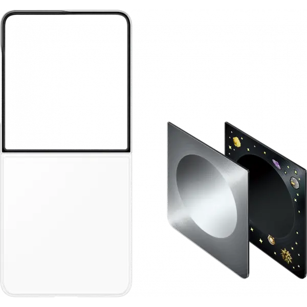 Husa pentru Samsung Galaxy Z Flip8 F776, FlipSuit Case, Gri EF-FF776CJEGWW