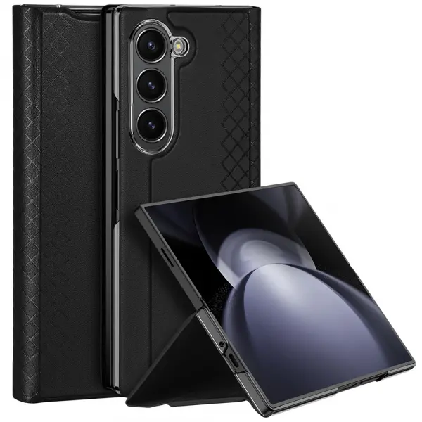 Husa pentru Samsung Galaxy Z Fold Special, DUX DUCIS, Bril, Neagra