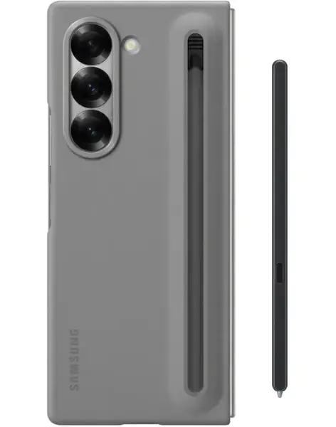 Husa pentru Samsung Galaxy Z Fold6 F956, Slim S-Pen Case, EF-OF95PCJEGWW, Gri